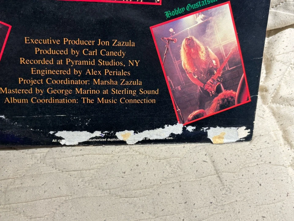 OVERKILL -FEEL THE FIRE- 1985 LP VINYL RECORD PLEASE READ INFO SHIPS FREE - Image 3 of 4