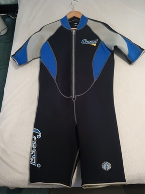 Cressi Mens 2.5 m Shorty Wetsuit, Front Zip, XXL, Never Used/