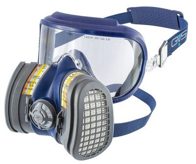 GVS Elipse Integra SPR584 Maske ABE1P3 mit Schutzbrille Defekt M L