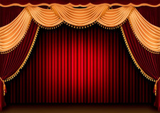 10X8Ft Fabric Huge Swanky Red Curtain Stage Backdrop Red Velvet Curtain Valance
