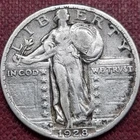 1928 D Standing Liberty Quarter 25c Higher Grade #101858