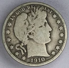 1910-P Barber Half Dollar — photo from another recent sale