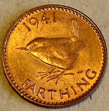 GOOD CONDITION 1941 GREAT BRITAIN FARTHING 