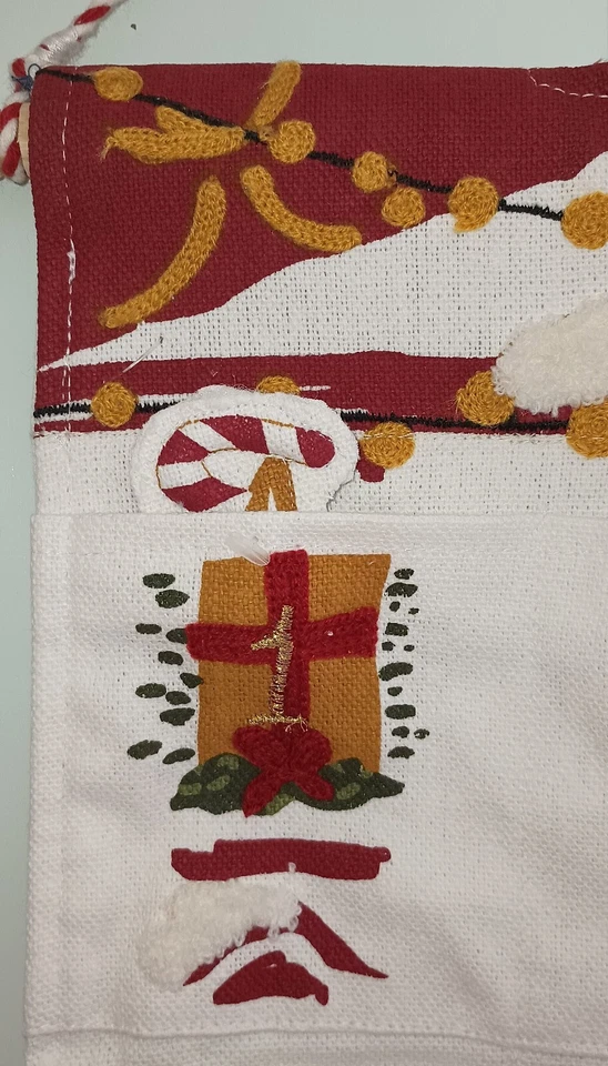 Advent Calendar Fabric Village Countdown 18"x 30" Threshold Target New - Image 3 of 4