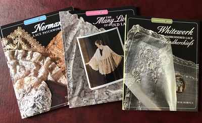 SPECIAL PRICE 3 Connoisseurs Guides: Normandy Lace, Whitework, Stories
