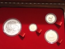 2015 Gold Proof Krugerrand  4 Coin Premium Set . Winston Churchill