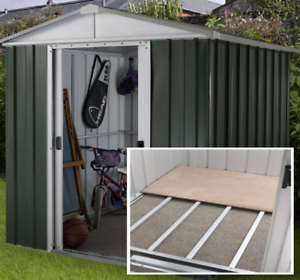 6x5 METAL GARDEN SHEDS FLOOR FRAME YARDMASTER SHED 6ft x 