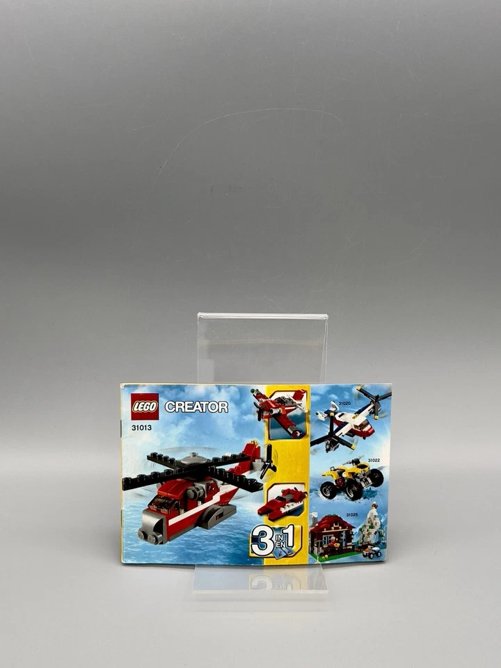 LEGO Creator 3 in 1 - 31013 - Hubschrauber Flugzeug - Anleitung / Instruction - Bild 1 von 1
