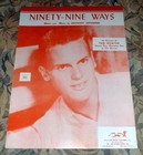 Tab Hunter Sheet Music - Ninety-Nine Ways (1957)