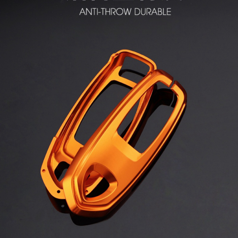 Aluminum Alloy Car Smart Key Fob Case Cover Holder Bag For
