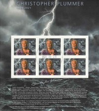 Canada 2021 Christopher Plummer Sheet, #3302 Used