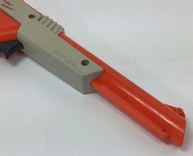 Official Orange Nintendo NES-005 Zapper Light Gun Controller
