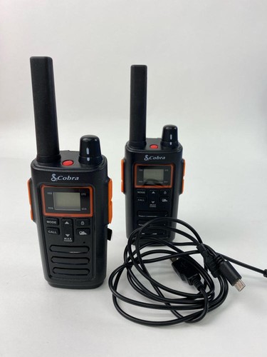 Cobra RX380 Walkie Talkies - Rechargeable, 40 Channels, 32-Mile Two-Way Radio