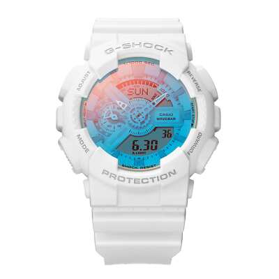 Casio G-SHOCK Ga110c Analog Digital Mens White Watch Japan Casio G-SHOCK Ga110c Analog Digital Mens White Watch Japan