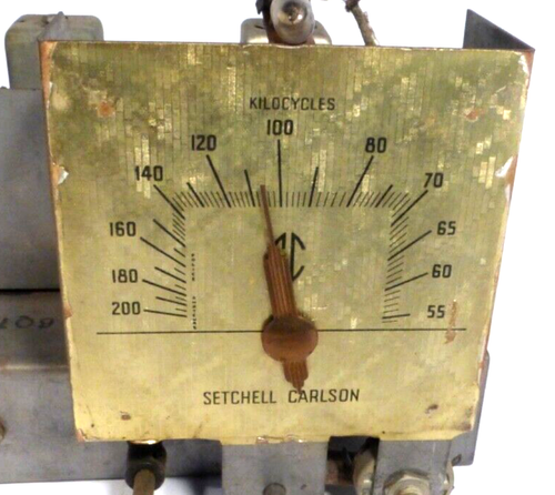 vintage SETCHELL CARLSON 588 DA TAVOLO: CASSA non testata con TUTTI E 5 I TUBI - Foto 2 di 7