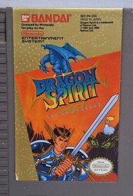1989 NINTENDO NES BANDAI DRAGON SPIRIT THE NEW LEGEND CARTRIDGE TESTED WORKS!!