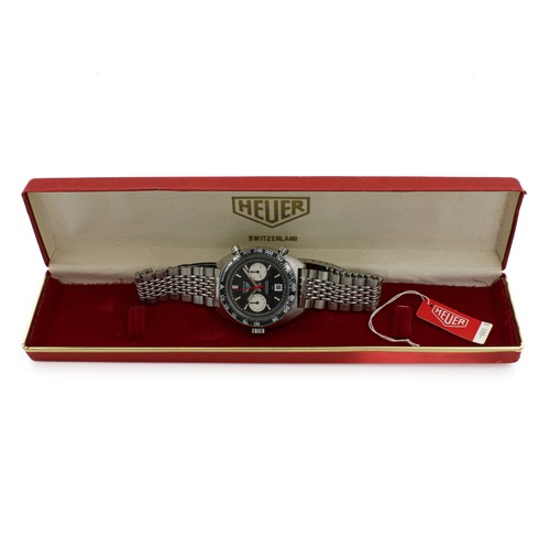 Vintage Heuer Autavia Viceroy Ref.1163V Reverse Panda Dial w/ Box #W130067-1