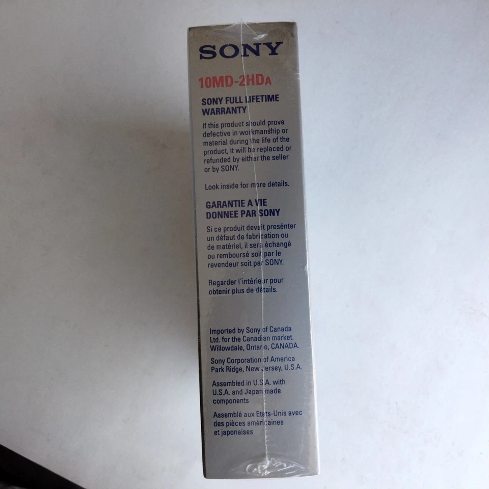 Disquetes Sony UHD 51/4 pulgadas doble cara alta densidad 10 piezas nuevos en paquete Foto 4 de 4