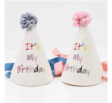 Pom Pom Birthday Hats