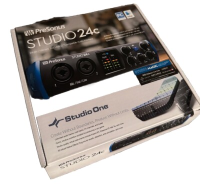 PreSonus Studio 24c USB-C Audio Interface- Brand New Unopened