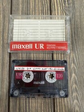 Vintage Maxell UR 120 Cassette Tape 1998 Elton Expo Nigel Olsson Paul Buckmaster