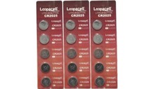 15 X CR2025 2025 DL2025 BR2025 High Quality Loopacell 3V Lithium battery remote
