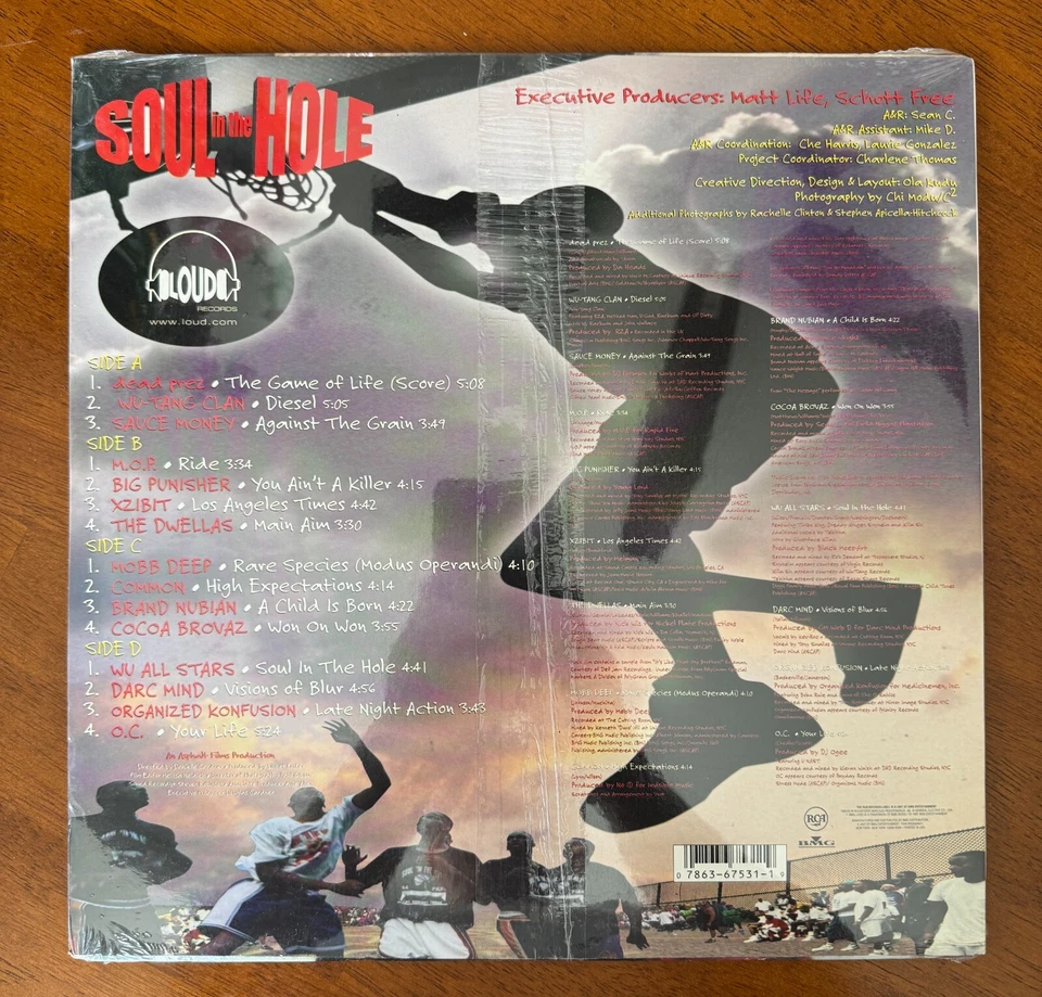 Soul In The Hole Music Soundtrack (1997) 2x LP Vinyl - Sealed.Wu-Tang.Mobb Deep - Image 2 of 2
