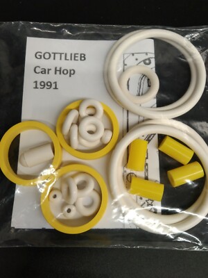 Elastic Pinball Kit - CAR HOP - 1991 - GOTTLIEB - Pinball Rubber Kit