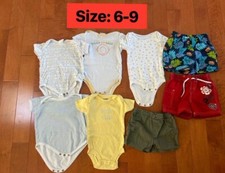 Baby Boy Size 6, 6-9, 9 6-12 Months Summer Lot See Photos