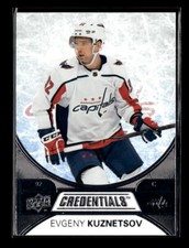 2021-22 Upper Deck Credentials Evgeny Kuznetsov Capitals #37