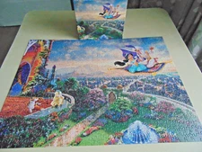 Ceaco, Thomas Kinkade, Disney Aladdin Puzzle, 750 Piece, 2014 Complete