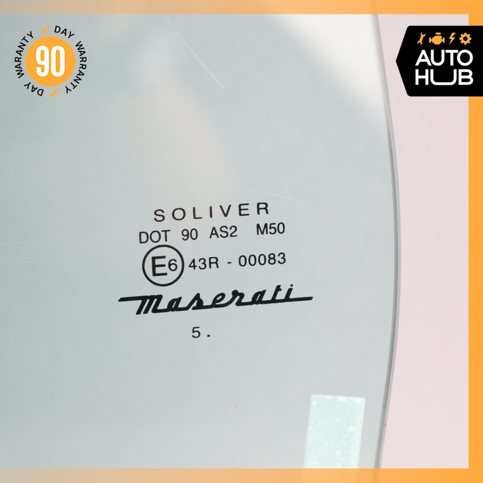 02-07 Maserati GranSport Spyder M138 Door Window Glass Front Left Side OEM 46k