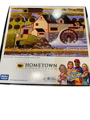 Hometown Collection old cider mill 1000 piece puzzle mega puzzles