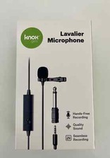 Knox Gear Omnidirectional Condenser Lavalier Microphone. Brand New