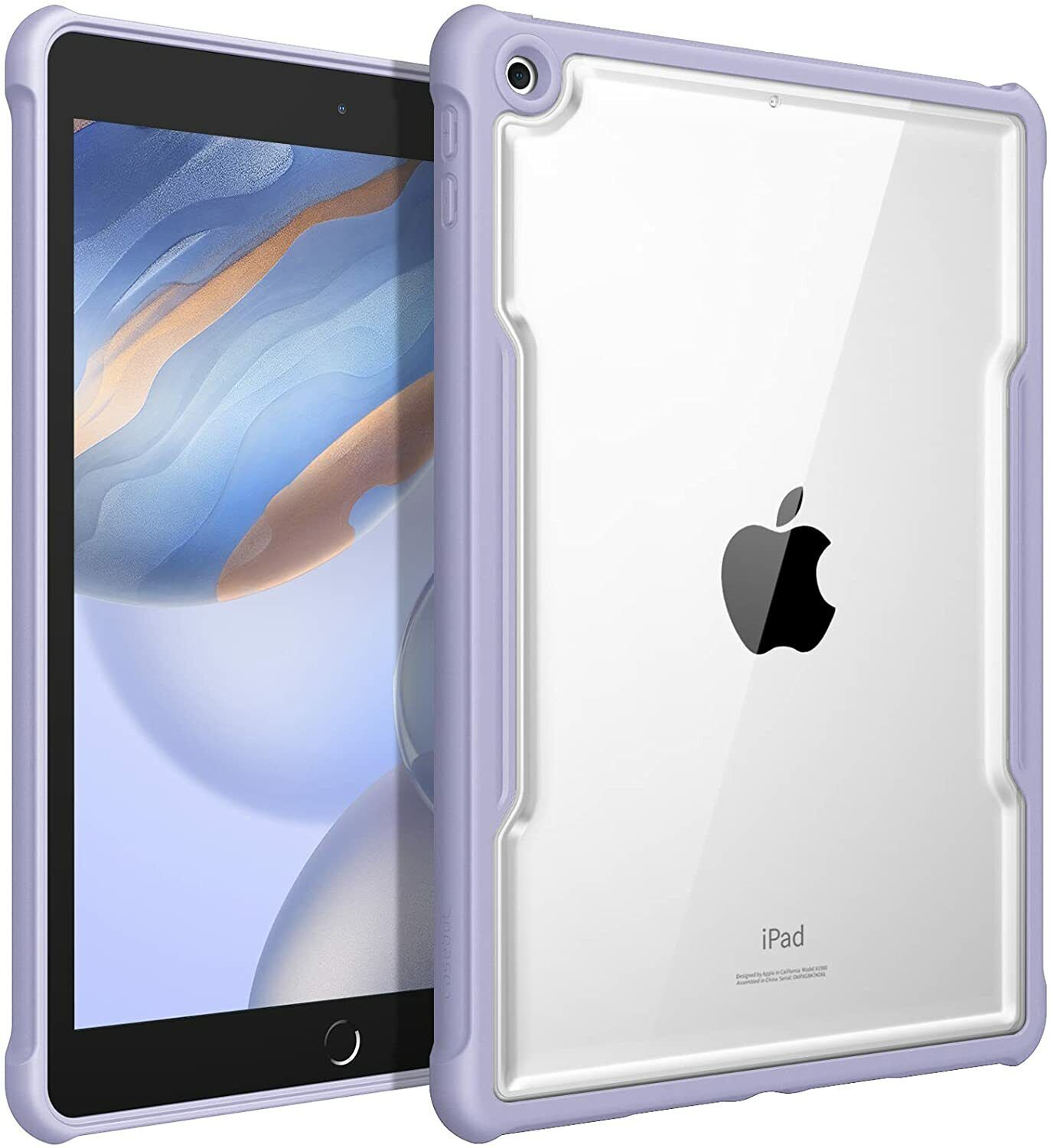 Hybrid Back Case for iPad 9th/8th/7th Gen 10.2'' Clear Transparent Bumper Cover eBay