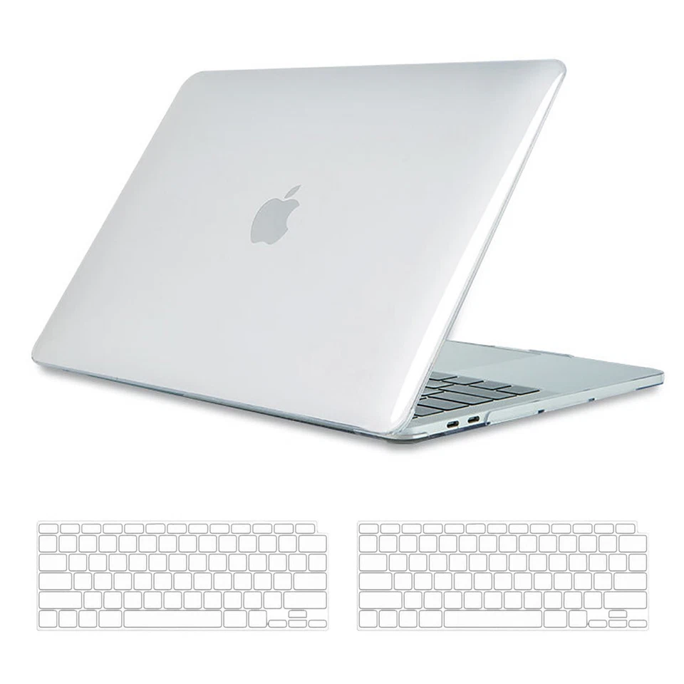 Apple MacBook Pro Air Cover Case Clear Protector 13 14 15 16 With Keyboard Cover
