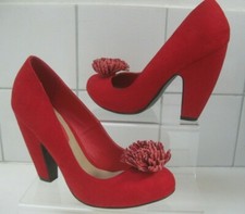 JOHN ROCHA SCHUHE ROT HIGH HEELS 6 39 sexy KY...