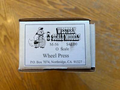 Western Scale Models O Scale Kit #M-56 Wheel Press