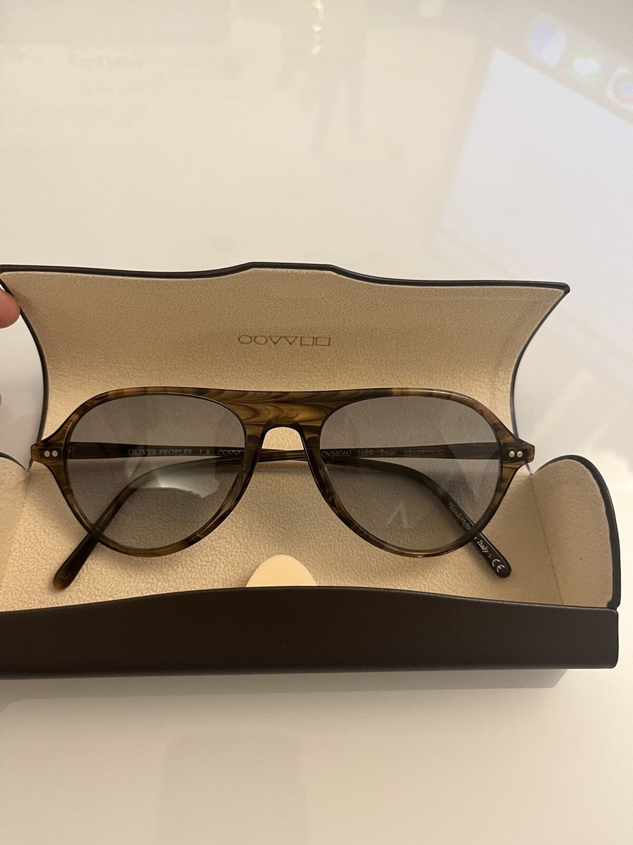 OLIVER PEOPLES EMET 53mm Navigator Optical MSRP$392 | eBay