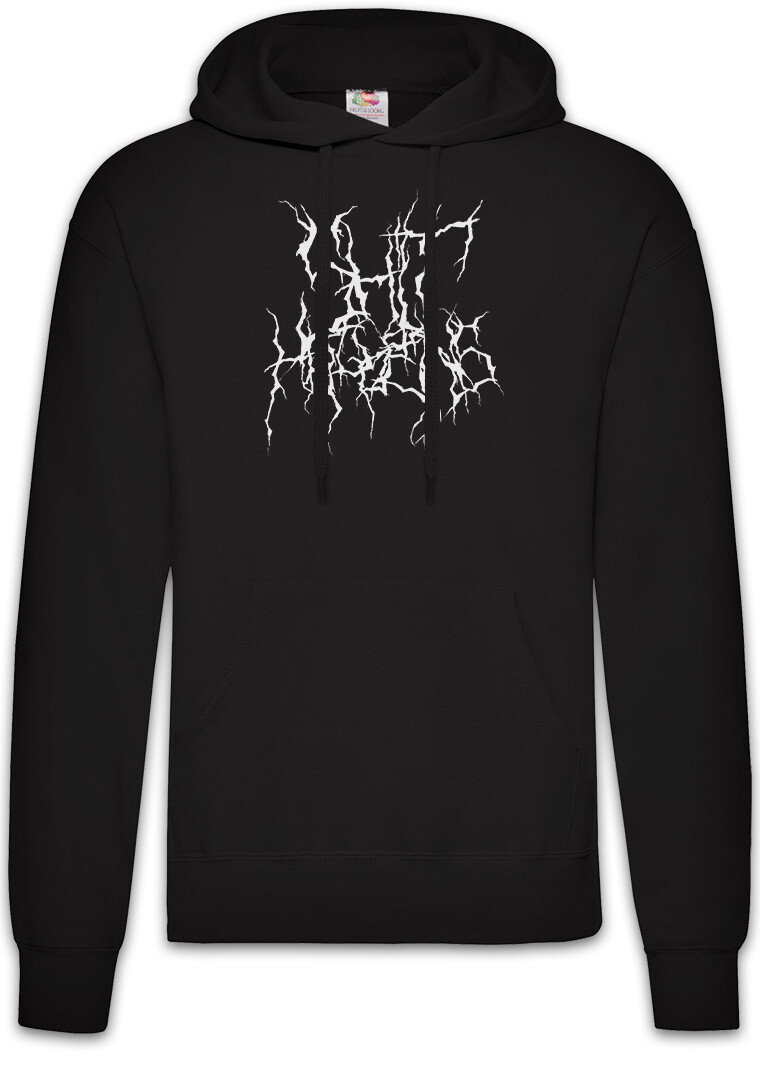 Sudadera con Capucha S Happens Blackmetal Typo Eternal Darkness True Death Metal