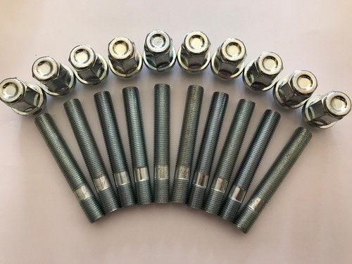 Pacco Di 16 3/8" UNF Dadi Ruota Dado Per Rimorchio Mozzi Delle Sospensioni - Foto 4