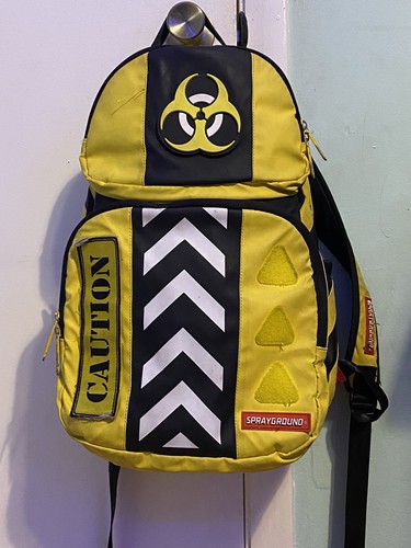 sprayground lakers backpack