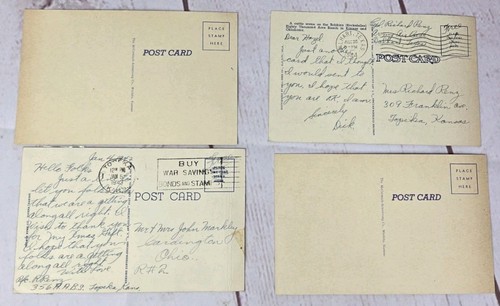 Vintage Lot von 26 Postkarten aus den 1940er Jahren Kansas Farms USO - Beschreibung lesen - Bild 11 von 17