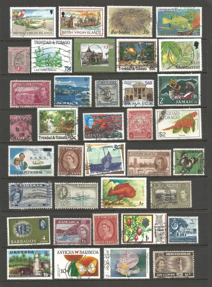 West Indies / Caribbean: 100+ different used. - Image 2 of 4