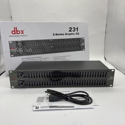 DBX 231 Dual-Channel 31-Band Graphic Equalizer Rack Mount US
