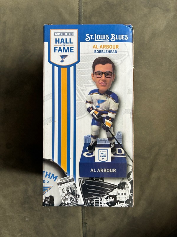Success Brands Hall Of Fame St. Louis Blues Al Arbour Bobblehead