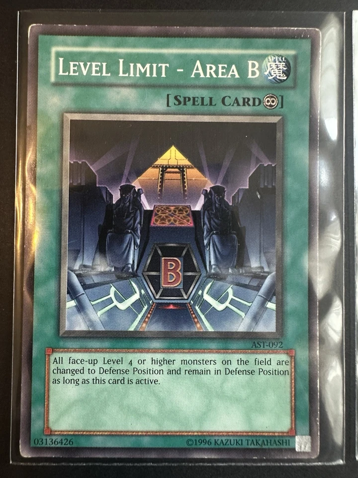 2x MP Level Limit - Area B - AST-092 - Common - 1st Edition Moderately Played - Image 2 of 4