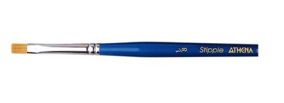 Loew-Cornell Athina Stipple Brush, Oval, 8400 Series, 1/8 inch