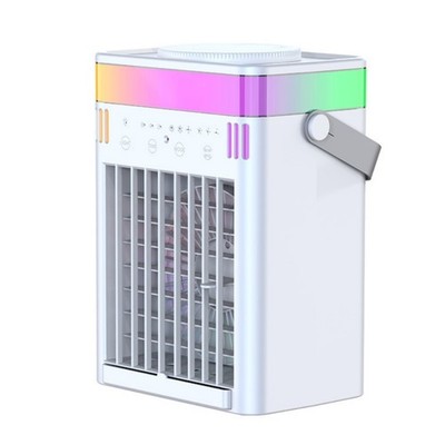 Fast Cooling Fan Safe Energy Saving Misting Fan Plastic Texture for Indoor