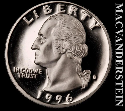 1996-S Washington Quarter Proof — photo from another recent sale